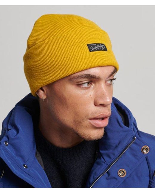 Superdry Yellow & Co Essential Logo Beanie