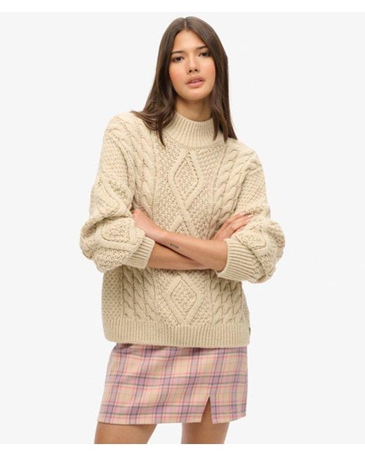 Superdry Natural & Co Check Mini Skirt