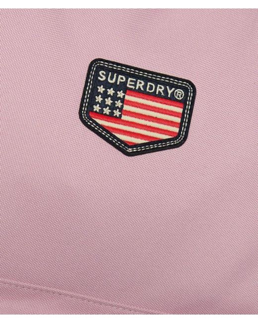 Superdry Pink & Co Classic Patch Montana Backpack