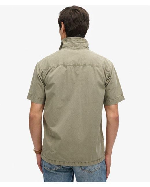 Superdry Green & Co Military Short Sleeve Shirt for men