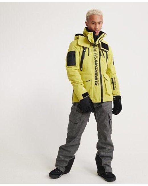 Superdry Green Ultimate Snow Rescue Jacket Sulpher for men