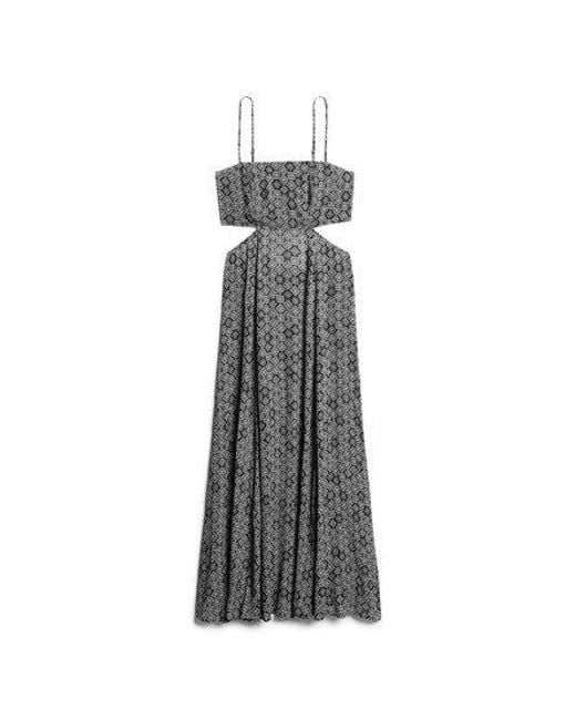 Superdry Maxi-jurk Met Transparante Achterkant in het Gray