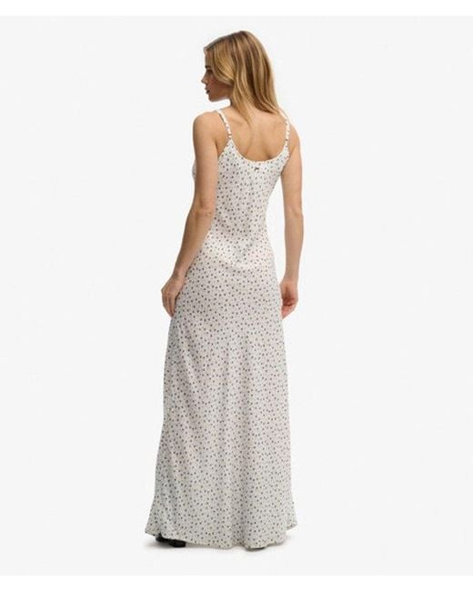 Superdry White & Co Printed Cami Maxi Dress