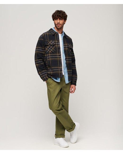 Superdry Black & Co Surplus Check Jacket for men