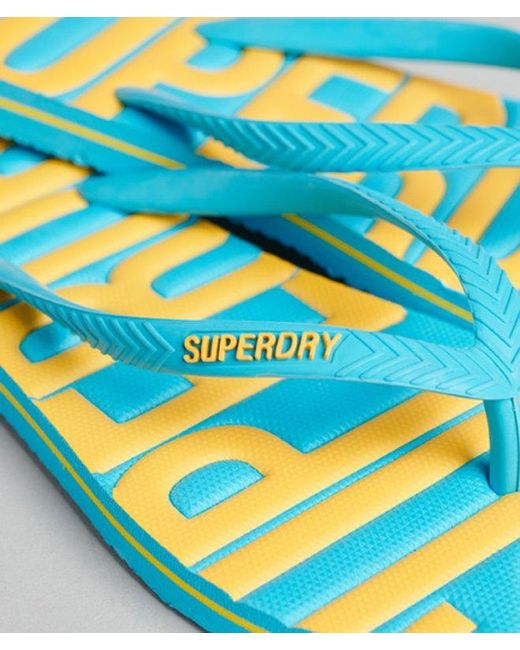 Superdry Blue & Co Vintage Flip Flops