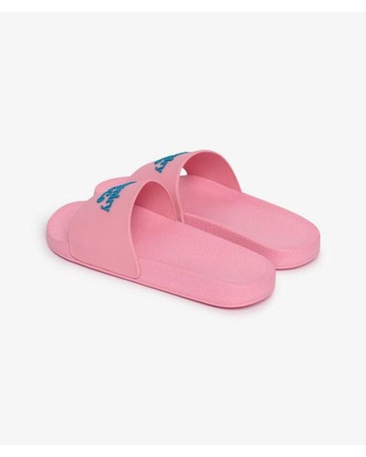 Superdry Pink & Co Pool Sliders