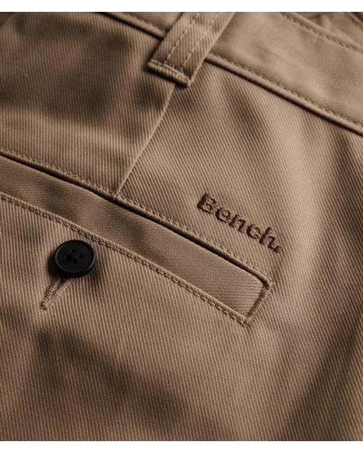 Superdry Metallic Bench X & Co Bench Workwear Straight Chino Trousers for men