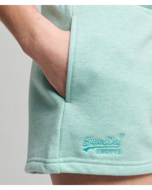 Superdry Green & Co Organic Cotton Vintage Logo Jersey Shorts