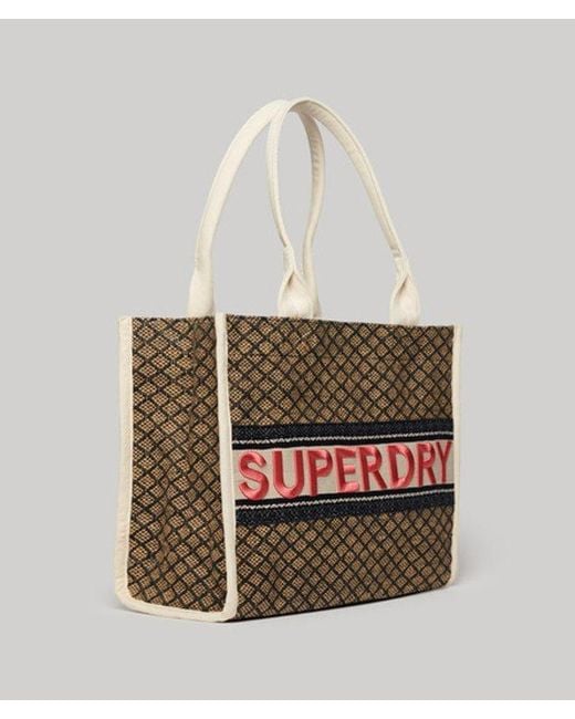 Sac fourre-tout luxe Superdry en coloris Natural