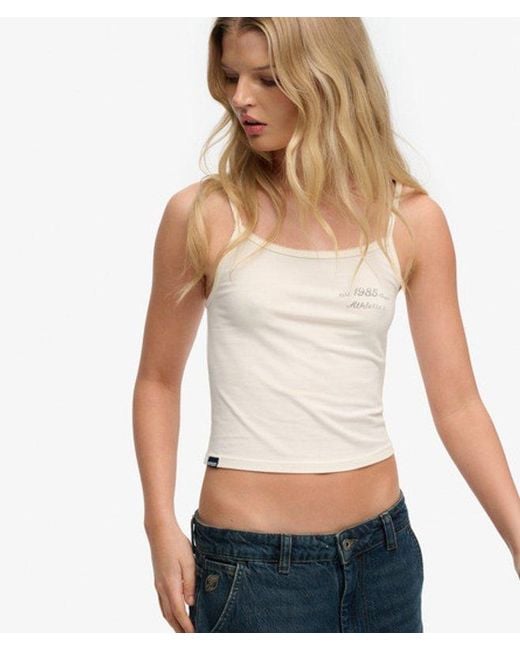 Superdry Gray & Co Athletics Essentials Cami Top
