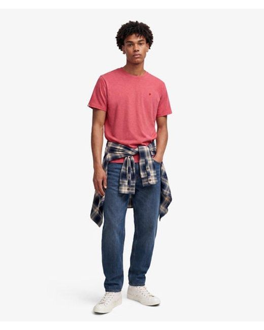 Superdry & Co Logo Embroidered T-shirt for men