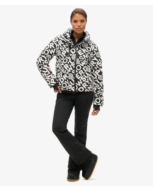 Superdry Black & Co Ski Boxy Puffer Jacket