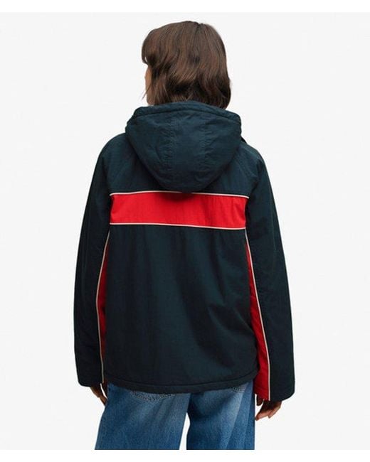 Superdry Blue & Co Vintage Hooded Wind Jacket