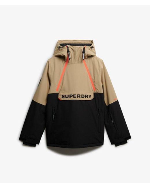 Superdry Natural & Co Freestyle Overhead Ski Jacket for men