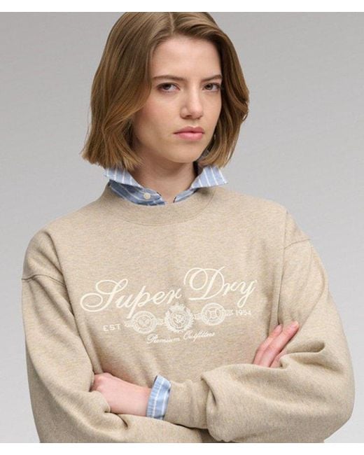 Superdry Blue & Co Country Club Crew Sweatshirt