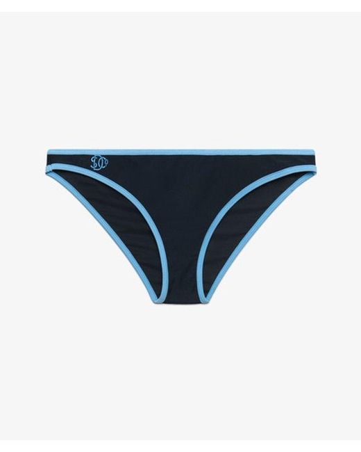 Superdry Black & Co Contrast Classic Bikini Bottoms