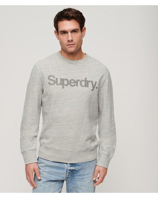 Superdry Gray & Co City Loose Crew Sweatshirt for men