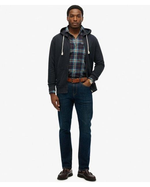 Superdry Blue & Co Classic Essential Zip Hoodie for men