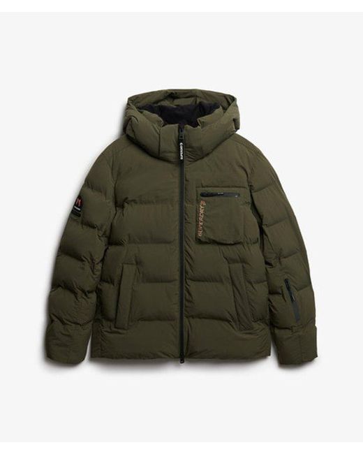 Homme Veste Matelassée Ski Sports Taille Superdry pour homme en coloris Green