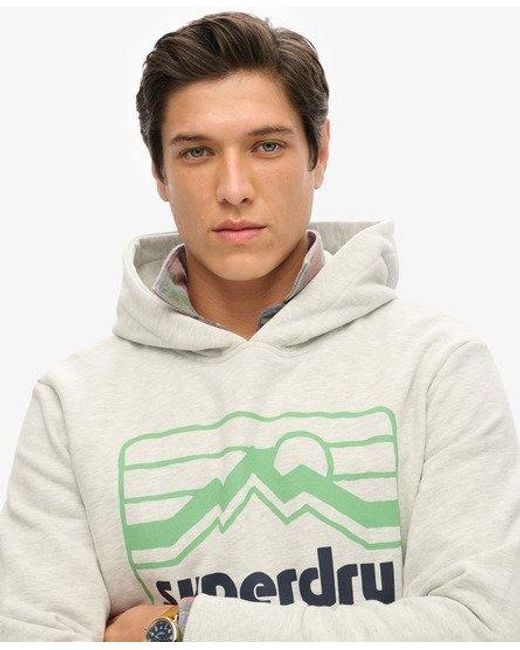 Superdry Vintage 90s Terrain Hoodie in Natural for Men Lyst UK