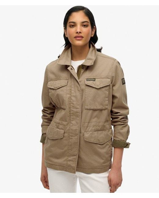 Superdry Brown M65 Military Jacket