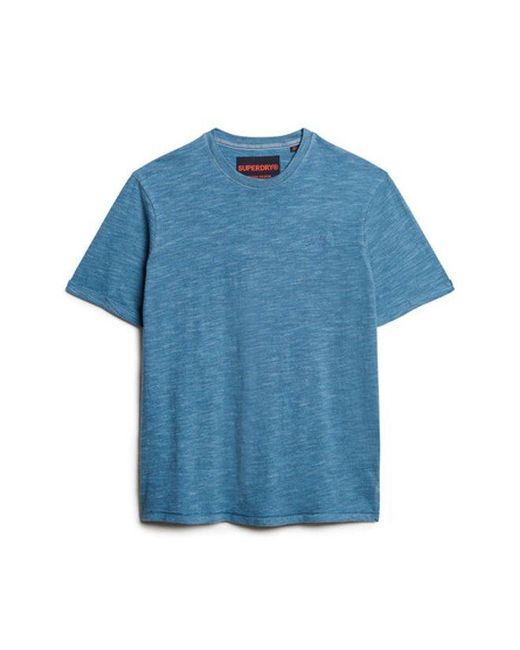 Superdry Blue & Co Over-dyed Slub Marl T-shirt for men