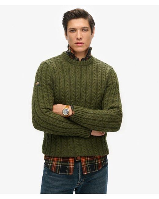 Superdry Green & Co Jacob Crew Jumper for men