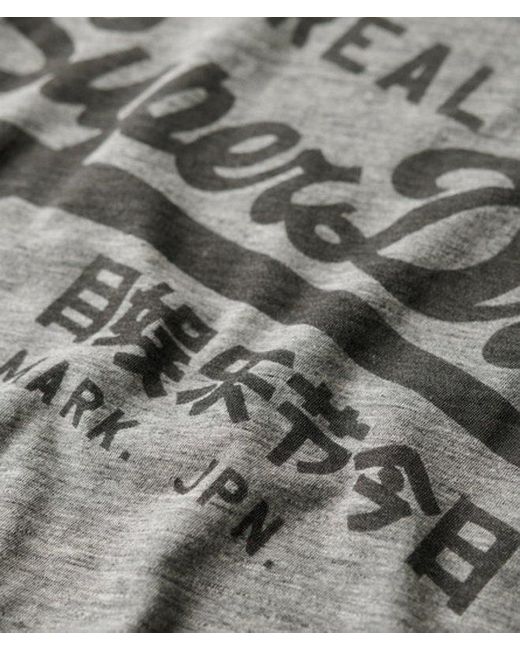 Superdry Gray & Co Classic Vintage Logo T-shirt for men