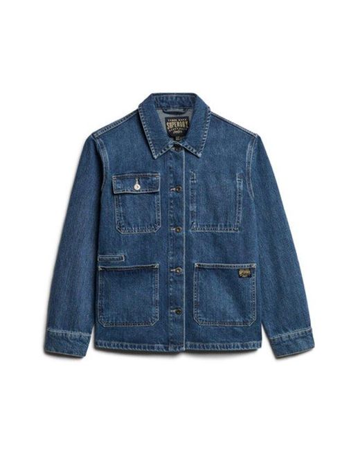 Superdry Blue & Co Denim Chore Jacket