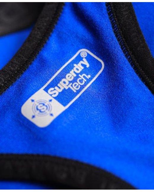 Superdry Blue Core Gym Bra Cobalt