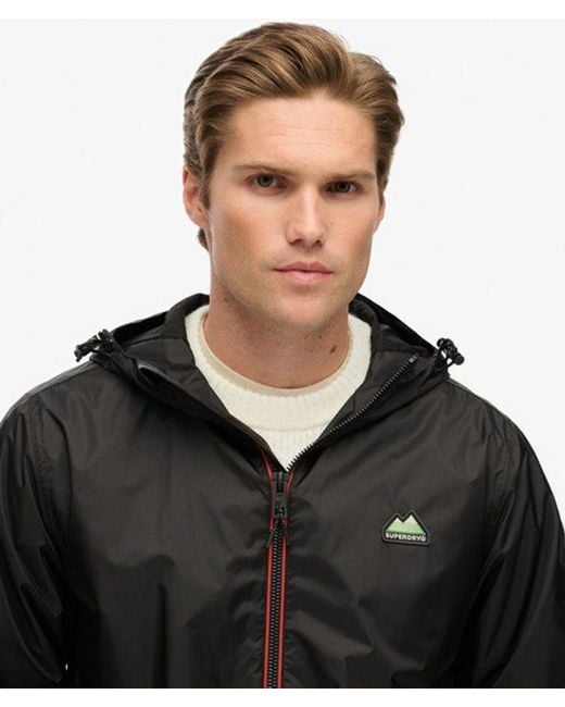 Homme Veste Essential Tri Windbreaker Taille Superdry pour homme en coloris Black