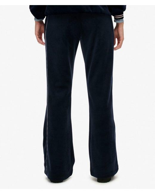Superdry Blue & Co Country Club Velour Straight joggers