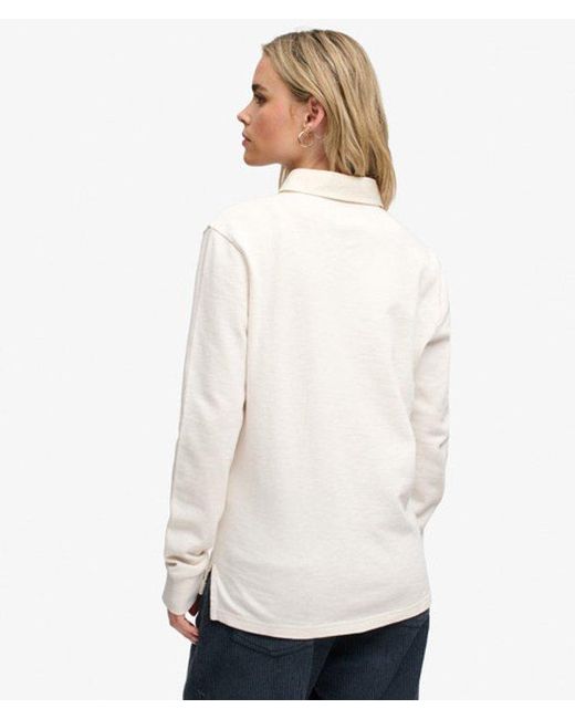 Superdry White & Co Classic Rugby Top