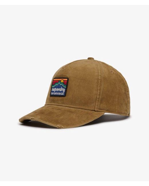 Femme Casquette Camionneur En Velours À Motif Taille: 1Taille Superdry en coloris Brown