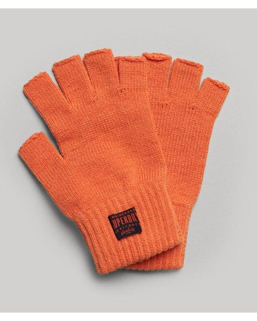 Superdry Orange & Co Workwear Knitted Gloves
