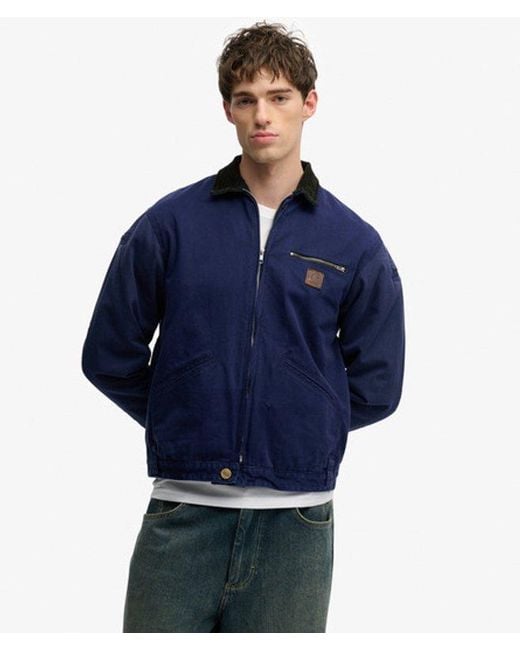 Superdry Blue & Co Carhartt Reworked Collared Jacket for men
