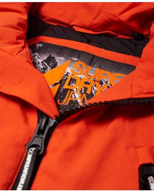 Superdry Red Mountain Pro Project Down Parka Jacket for men