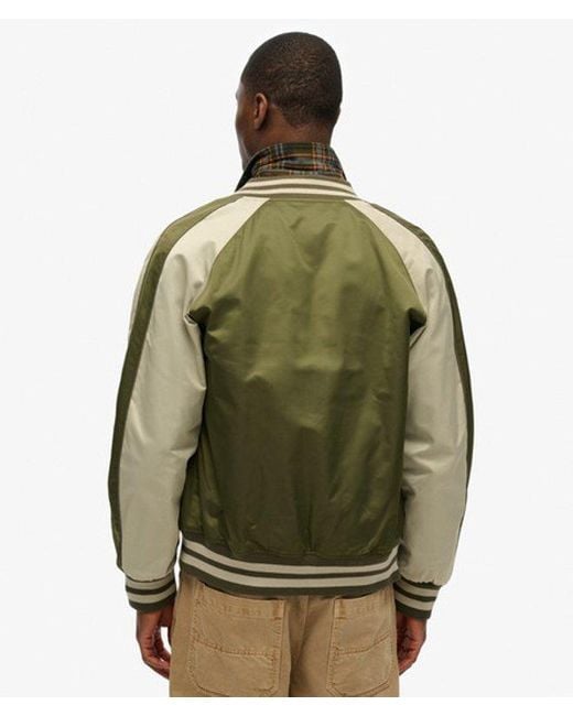 Superdry Green & Co Souvenir Bomber Jacket for men