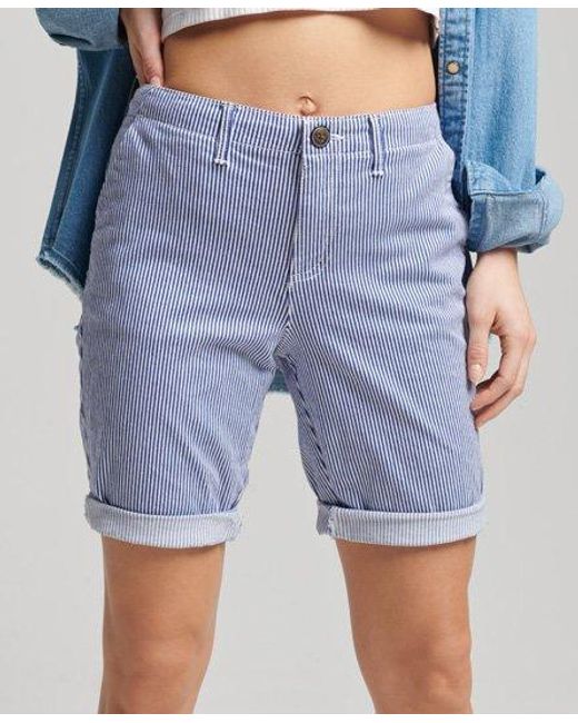 Superdry City Chino Shorts in Navy 