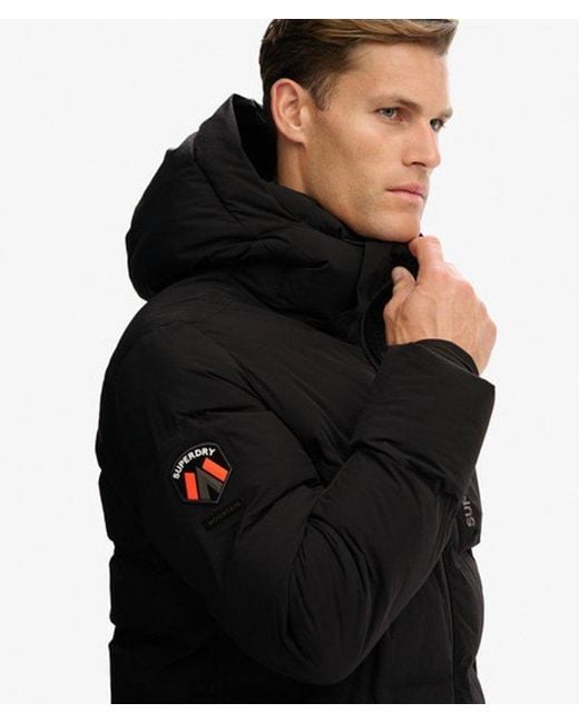 Superdry Black & Co Ski Sports Padded Jacket for men