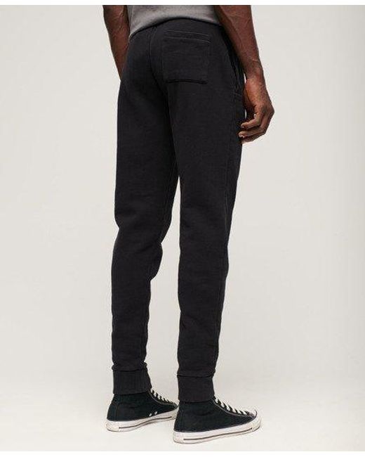 Pantalon de survêtement vintage logo heritage classique Superdry pour homme en coloris Black