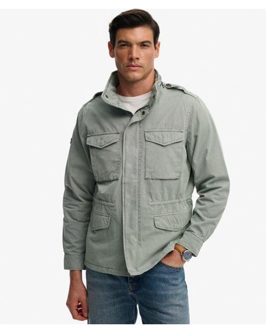 Superdry Green & Co Cotton M65 Jacket for men