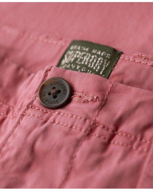 Superdry Pink Mid Rise Chino