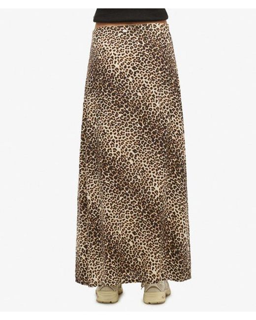 Superdry Natural & Co Column Maxi Skirt