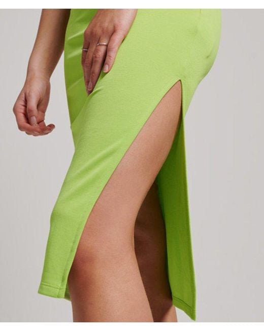 Superdry Green & Co Modal Jersey Racer Sleeveless Dress