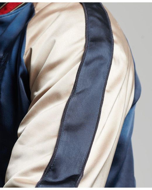 Superdry Sukajan Jacket Dark Blue / Zinc Blue for Men | Lyst