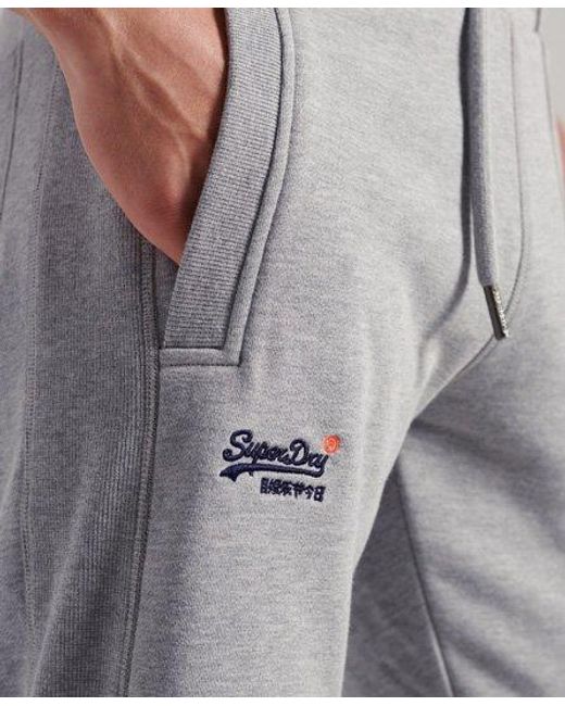Superdry Gray Label Classic Loopback Joggers Marl for men