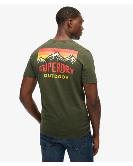 Superdry Green & Co Mountain Relaxed T-shirt for men
