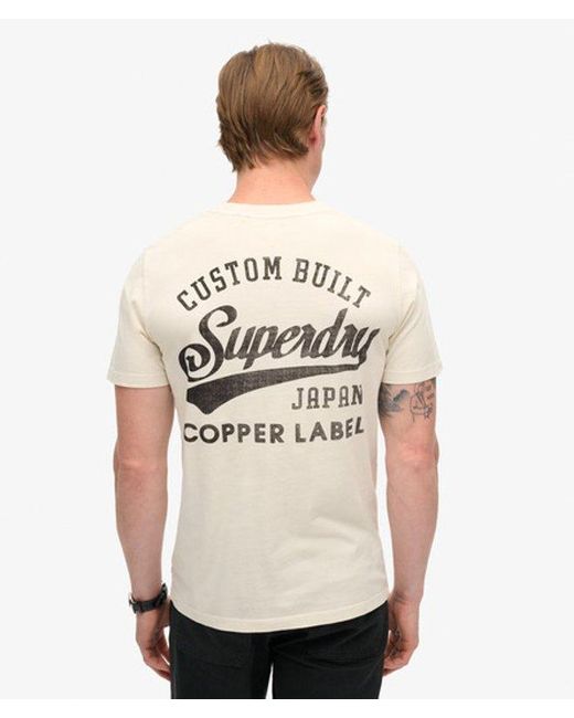 Superdry Natural & Co Copper Label Chest Graphic T-shirt for men