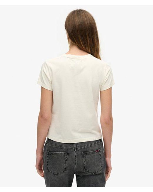 Superdry White & Co Pop Archive Super Fitted T-shirt